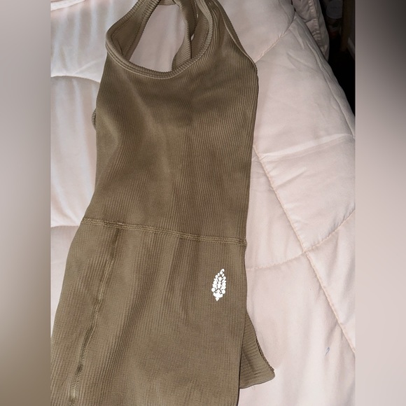 FP Movement by Free People tan yoga onesie size small - Picture 5 of 7